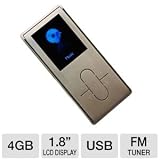 Mach Speed Trio 4GB MP3 and Video Player (Silver)