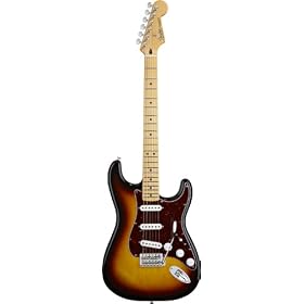 Fender Roadhouse(TM) Stratocaster� Electric Guitar, Brown Sunburst, Maple Fretboard: Musical Instruments