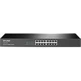 TP-LINK TL-SF1016 16-Port 10/100Mbps Switch 19-inch Rackmount 3.2Gbps Capacity