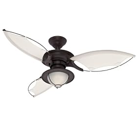 Hunter 25522 54-Inch Sanibel Ceiling Fan, New Bronze