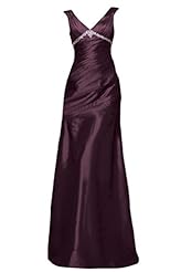 V-neck Taffeta Bandage Dress/Evening Dress/Prom Dress 