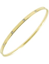 CleverEves 18Kt Yellow Gold Slip-On Bangle