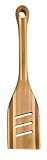 Lipper International Bamboo 2-Tone Slotted Spatula