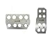 Solid Aluminum Pedal Cover - Euro Type R Automatic