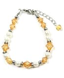 : Ganz November Birthstone Bracelet One Size