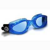 Aqua Sphere KIDS Kaiman Blue Lens Swim Goggles - Blue Frame