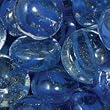 GemStone&reg; Swirls&reg; Decorative Aquarium Stones, Blue & Clear, 90/bag