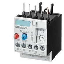 Siemens 3RU11 16-0AB0 Thermal Overload Relay, For Mounting Onto Contactor, Size S00, 0.11-0.16A Setting Range