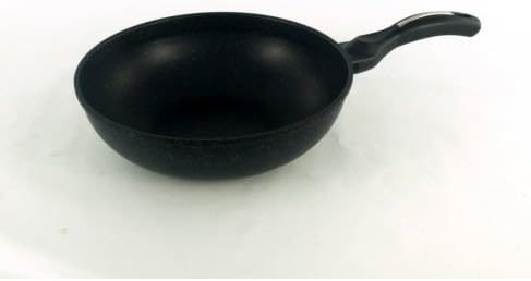 Ceramic Marble Coated Cast Aluminium Non Stick Wok 20 Cm (7.8 Inches)