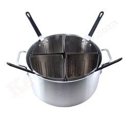 Winware 20 Qt Aluminum Pasta Cooker, Commercial Grade