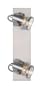 Eglo  86017A Tukon-1, Nickel, 2-Light Spot Light Fixture
