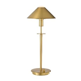 Holtkoetter 6504 AB Halogen Table Lamp, Antique Brass by Holtkoetter