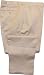 Plain Front Cotton Casual Pants