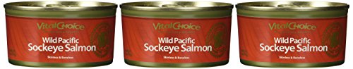 Wild Red Pacific Sockeye Salmon - Skinless/boneless - 6 Oz - Easy Open (3 Cans)