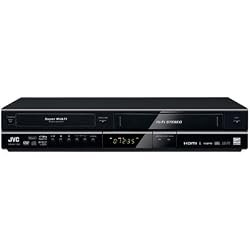JVC DR-MV150B DVD/VCR Combo - DVD-RAM, DVD-RW, DVD+RW, CD-RW - DVD Video, CD-DA, SVCD, Video CD, MP3, WMA, JPEG, DivX 5, VHS, MPEG-2 Playback - Progressive Scan - 6Hour Recording - Black