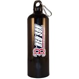 Boston RED SOX Black Aluminum Water Bottle BPA FREE by 