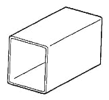 GENOVA PRODUCTS FW070E 4x72 WHT 2Rail End Post