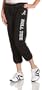 Alabama Crimson Tide Junior's Fleece Capri Pant (Large, Black)