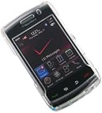 BlackBerry Storm 2 9550 Clear Plastic Hard Case Cover w/Belt Clip