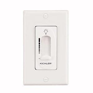Light Dimmer Slider Wall Control Finish: White by 
