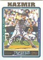 Scott Kazmir, Tampa Bay Devil Rays, 2005 Topps Autographed Card