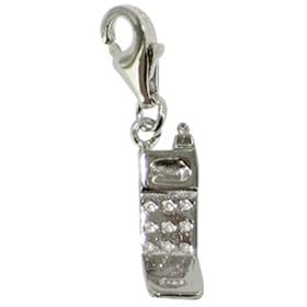 Chrysalis Sterling Silver Ladies' Mobile Phone Charm