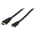 Cable avec fiche HDMI 1.3 male ET fiche HDMI mini Type C male 2,50m
