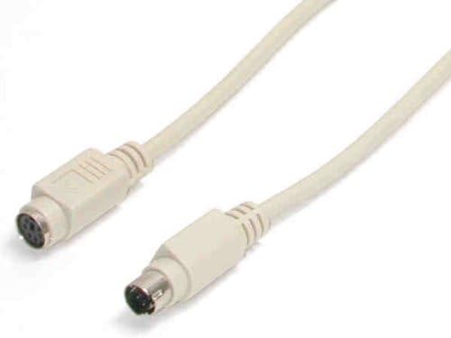 Startech.Com 25 Feet Ps2 Keyboard Mouse Extension Cable 6 Pin Mini-Din Ps/2 Style Beige New