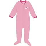 Reebok Washington Redskins Infant Long Sleeve Pink Blanket Sleeper Infant 12 Months