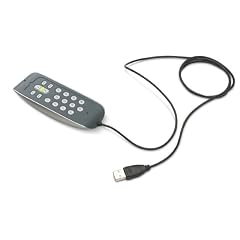 Internetphoner, integrierte 16 Bit Soundkarte, Klingelton, Tastenwahl, Haltefunktion, Stummschalten, inkl. CD-ROM, plug & play-Funktion,Systemanforderungen:PC mit Windows 2000 oder XP, USB 2.0/1.1-kompatibel, Internetzugang erforderlich, entweder mit analogem Modem mindestens 36.6 Kbps) oder Breitbandanschlu� wie z.B. DSL (empfohlen), installiertes Internet-Telefonprogramm, 400 MHz Prozessor, 128 MB RAM, Kunststoff, mattsilber/grau, in REFLECTS-Geschenkverpackung, CE