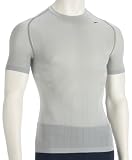 Nike Pro Vent Short Sleeve T-Shirt Wht/Grey - Small