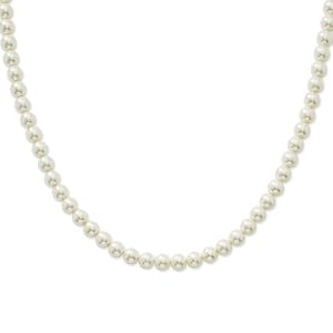 1928 8mm Cultura Glass Pearl Single Strand 24 Inch Necklace