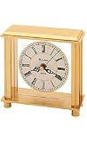 Bulova Home and Office Cheryl Cream Dial Desktop Clock #B1703