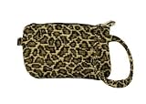 The Wristlet, Fleur De Lis Cheetah Tan
