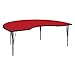 Flash Furniture 72L x 48W in. Kidney Shaped Adjustable Height Activity Table