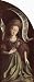 Hubert van Eyck (Ghent altar altar of the Mystic Lamb, right outer wing, inner Lunettenszene: The Sibylle of Cuma) Black