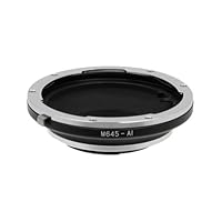 Fotodiox Pro Adapter, Mamiya 645, M645 Lens to Nikon Camera Mount Adapter -- for Nikon D1, D2, D3, D3x,D3s, D100, D200, D300, D300s, D700, D40, D40x, D50, D60, D70, D70s, D80, D90, D3000, D3100, D5000, D7000
