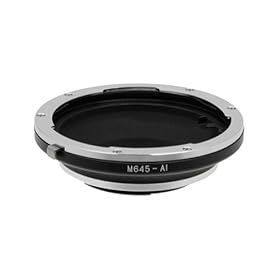 Fotodiox Pro Lens Mount Adapter, Mamiya 645, M645 Lens to Nikon Camera Mount Adapter