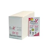 Coretex SunX SPF30 Sunscreen Towelettes - 25 Individual Foil Pouch Towelettes/Box, PABA Free, Oil-free, Water and Sweat Resistant, UVA/UVB Protection, Easy Wipe on Application!