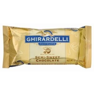 Ghirardelli Chocolate Semi-Sweet Chocolate Baking Chips, 12 oz. by Ghirardelli