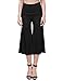 TWINTH Womens High Waisted Knit Spandex Culottes Pant