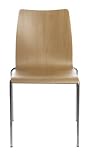 TOPSTAR CH170-BU Besucherstuhl I-Chair Holz Buche (4 St&uuml;ck)
