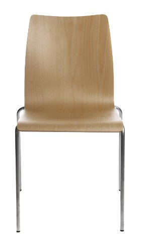 TOPSTAR CH170-BU Besucherstuhl I-Chair Holz Buche (4 St&uuml;ck)