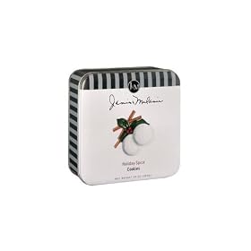 J&M Foods Holiday Spice Cookies Gift Tin (Economy Case Pack) 10 Oz Tin (Pack of 6)