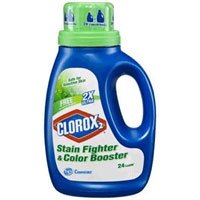 CLOROX II BLEACH FREE & CLEAR Liquid detergent - 33 oz (Pack of 6)