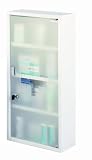 Zeller 18122 Medizinschrank, Metall / 30 x 12 x 60, wei&szlig;