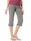 A Pea in the Pod: Under Belly Jersey Knit Tab Cuff Maternity Crop Pants