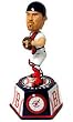 Boston Red Sox Jason Varitek Forever Collectibles Bobble Head Clock - Baseball Sports Merchandise