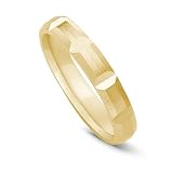 14k Gold Comfort Fit Men's Wedding Band, 4mm