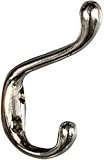 National #N248-237 Heavy Duty Nickle Coat/Hat Hook
